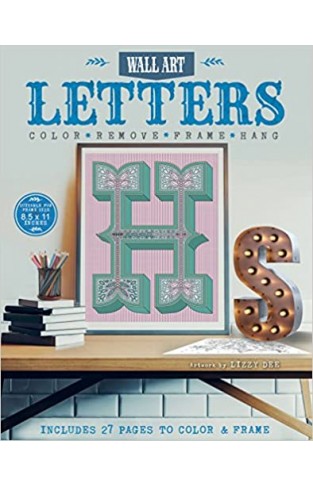 Letters: Color, Remove, Frame, Hang (Wall Art) - (PB)